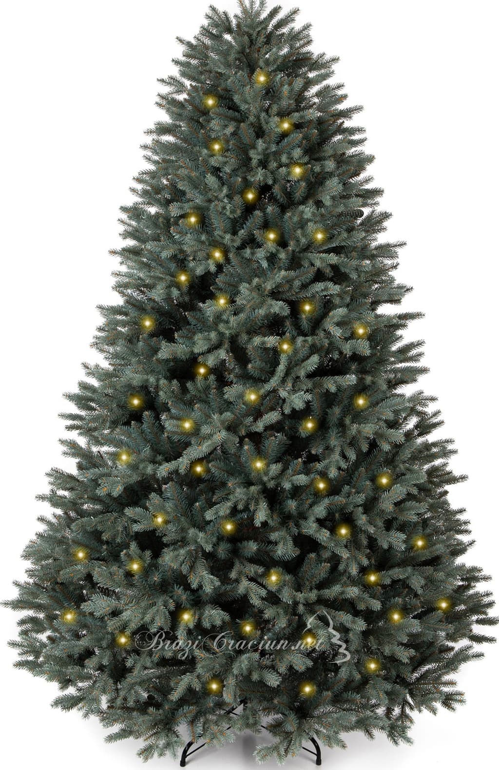 brad artificial Azula cu leduri