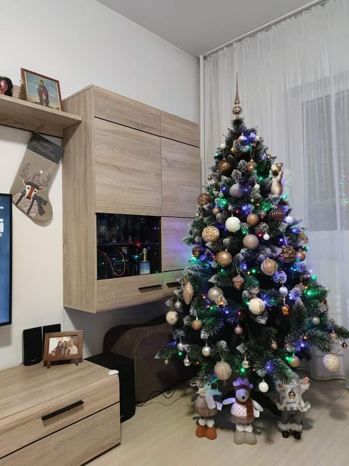 brad artificial Breaz 180 cm in apartament standard
