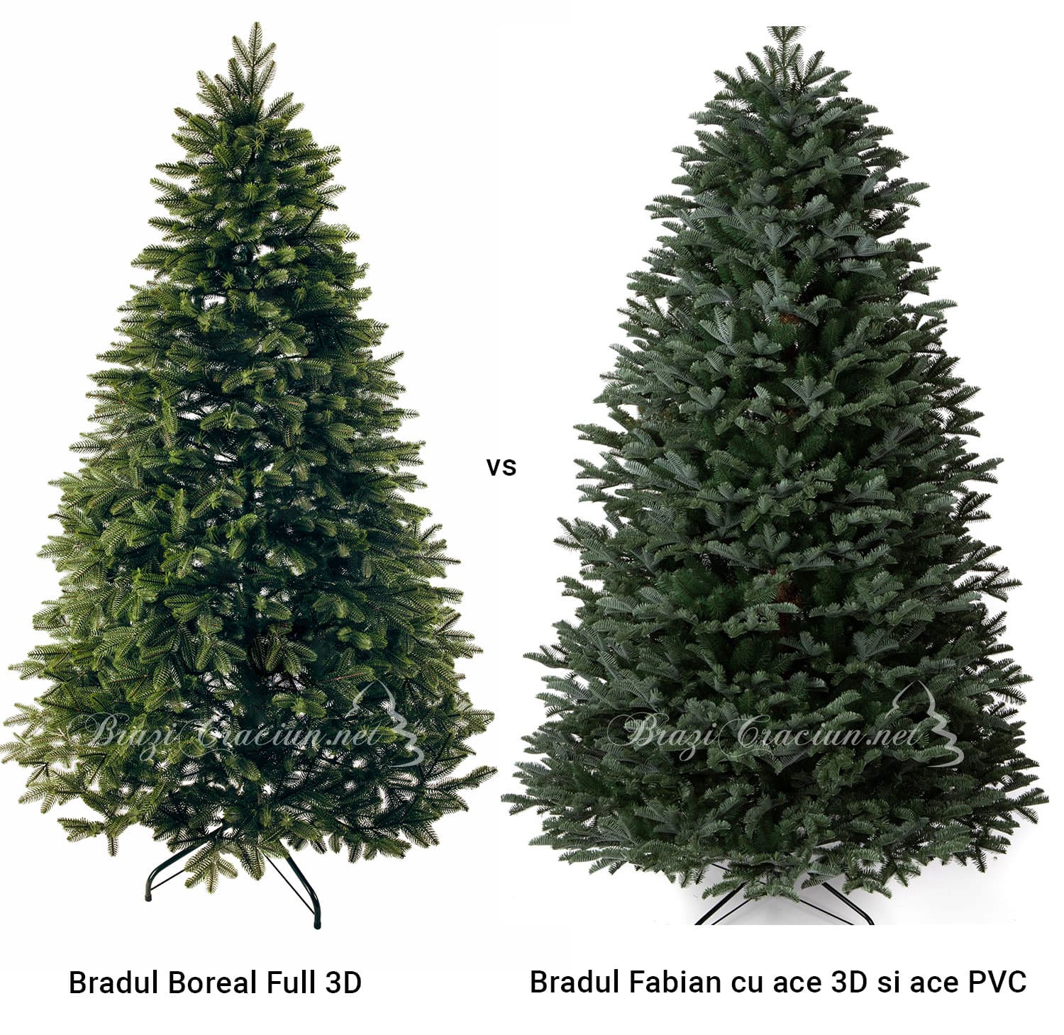 brazi cu ace 3D cu aspect diferit