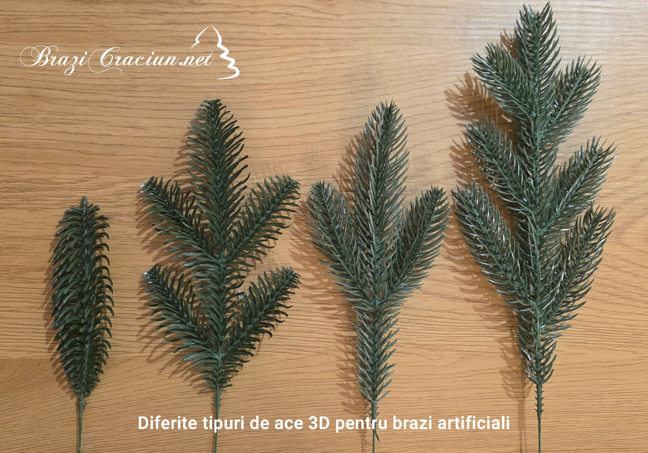 tipuri diferite de crengute 3D pentru brazi artificiali