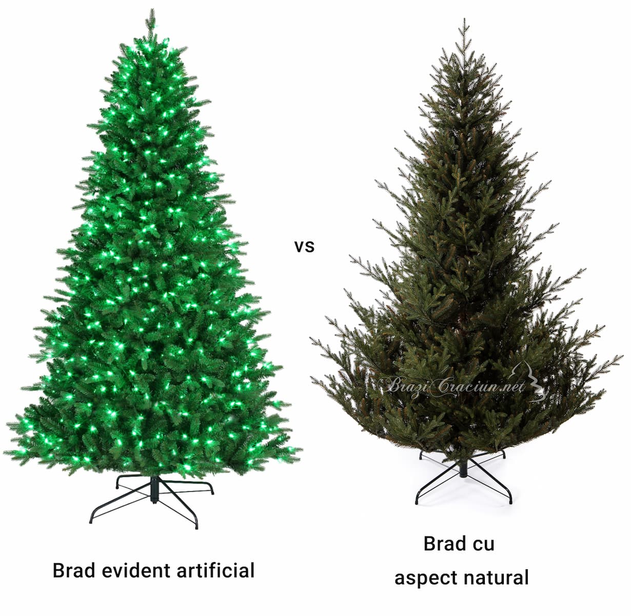 brad evident artificial vs brad cu aspect natural