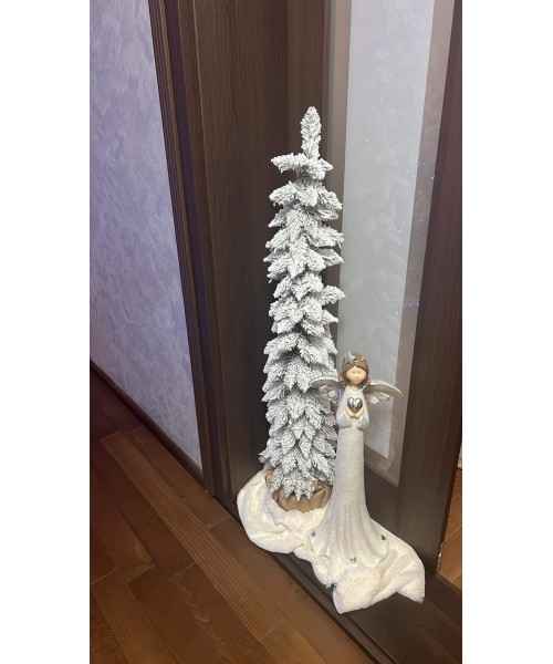 Brad Artificial Alb Slim 80 cm
