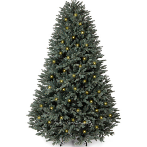 Brad Artificial Azula cu Leduri 3D+2D 250 cm