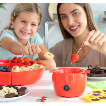 Aparat pentru preparare fondue, ciocolata si jeleu