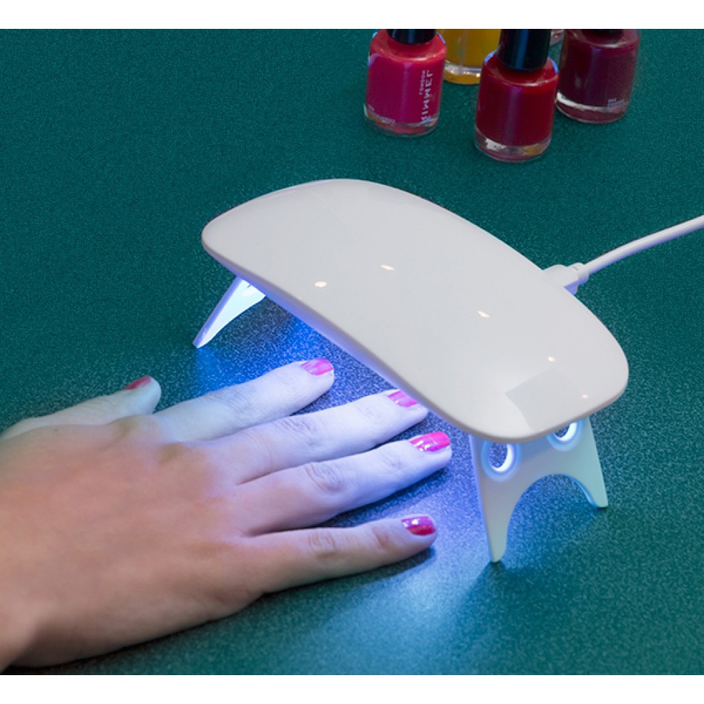 Mini lampa UV cu led pentru unghii brazicraciun.net imagine noua