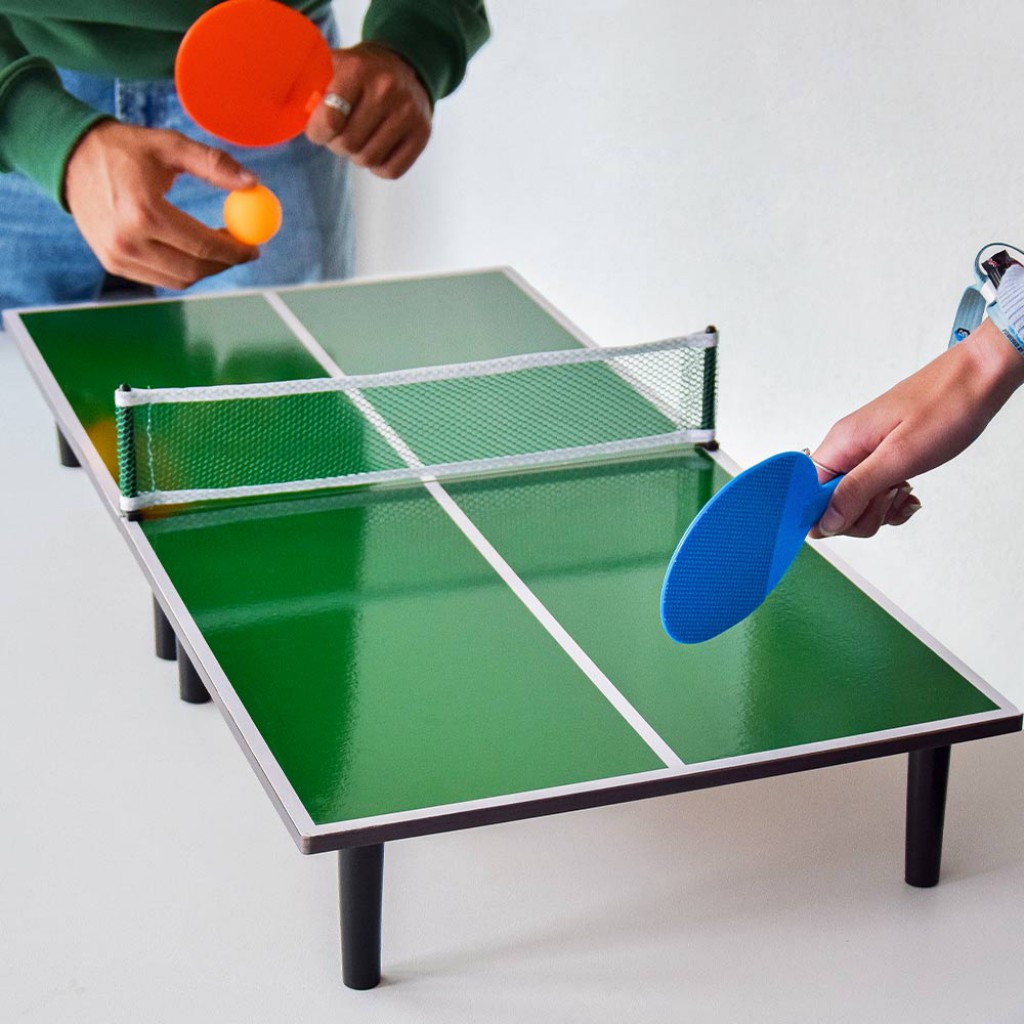 Masa de ping pong in miniatura brazicraciun.net imagine noua