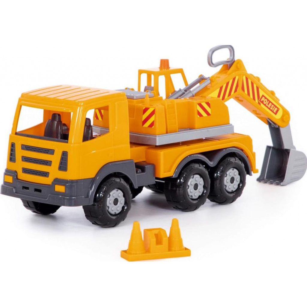 Camion-excavator, 42,5×16,5×24,5 cm, Polesie