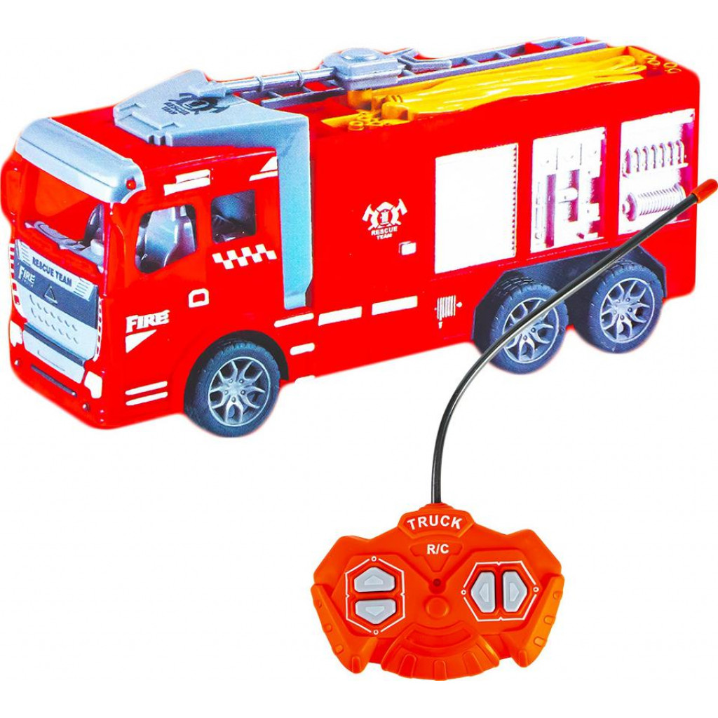 Camion RC, pompieri, 22×7,5×10 cm