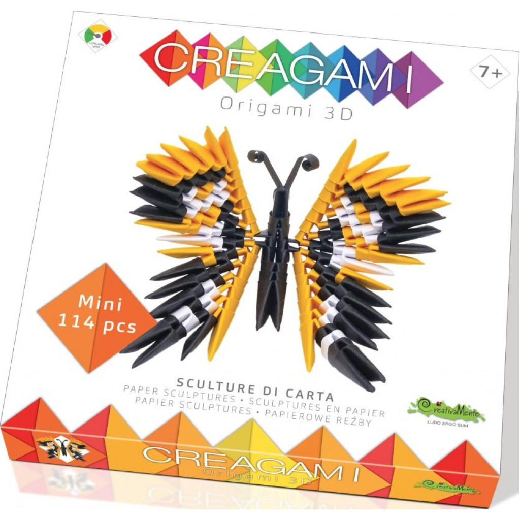 Origami 3D Creagami – Fluture, 114 piese