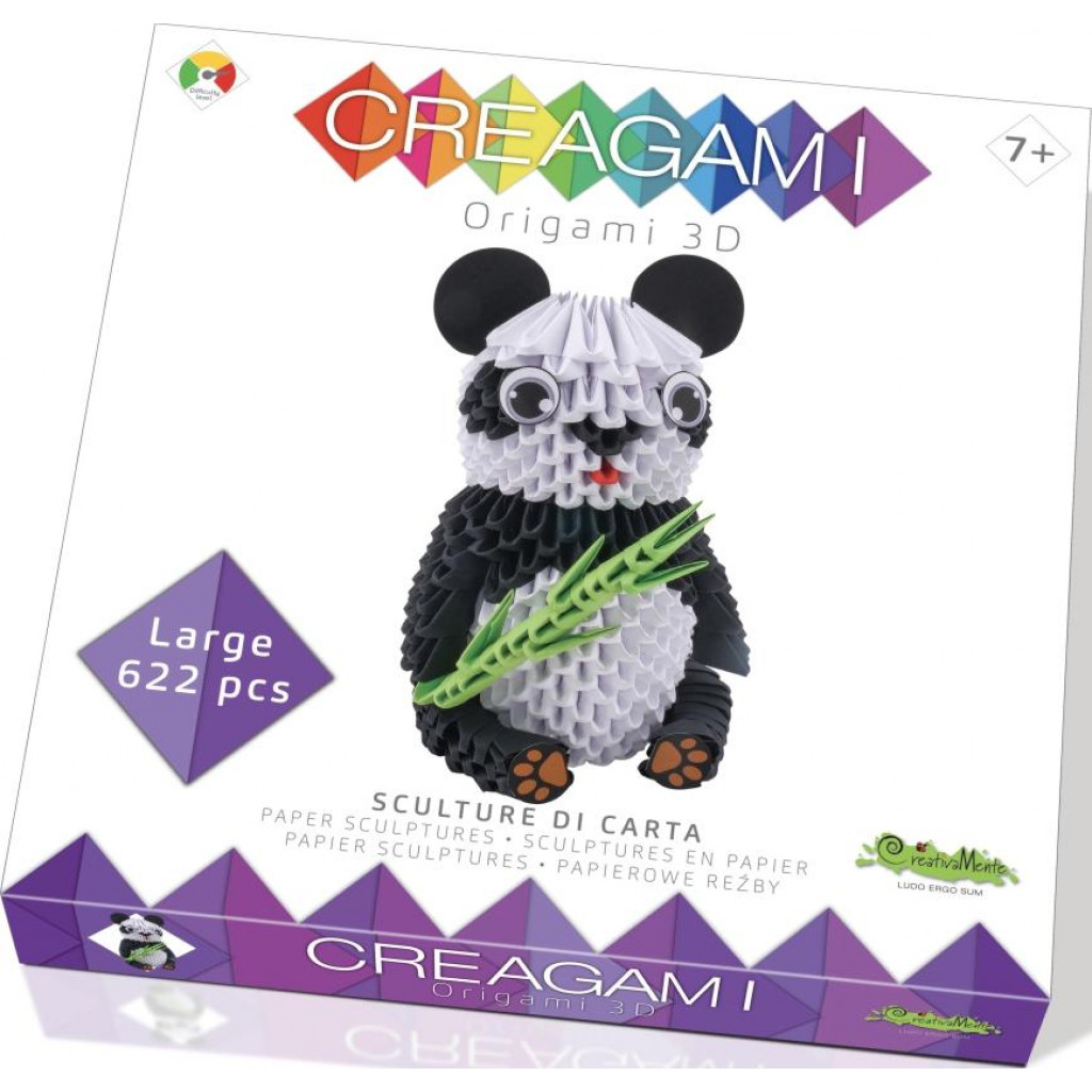 Origami 3D Creagami – Panda, 622 piese brazicraciun.net imagine noua